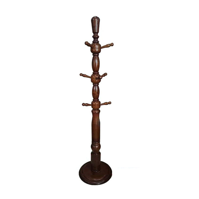 Traditional Coat Rack Free Standing Hooks Ash Hall Stand Living Room