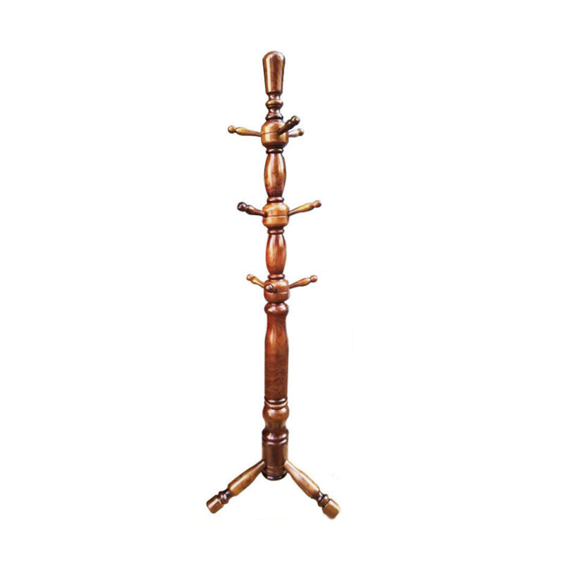 Traditional Coat Rack Free Standing Hooks Ash Hall Stand Living Room