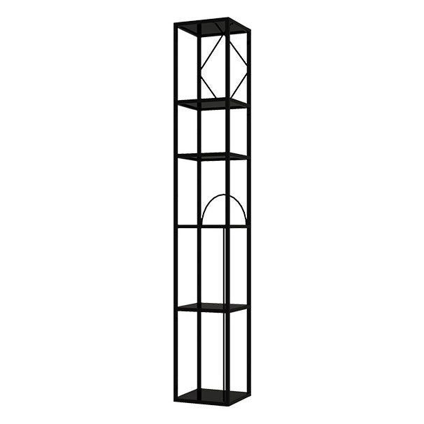 Luxury Metal Wine Holder Rack Freestanding with Shelf Wine Rack 78.7"H