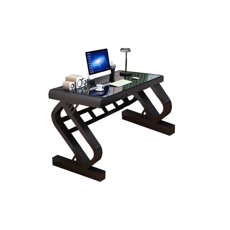 23" Wide Modern Gaming Desk Rectangular Mirrored Office Desk