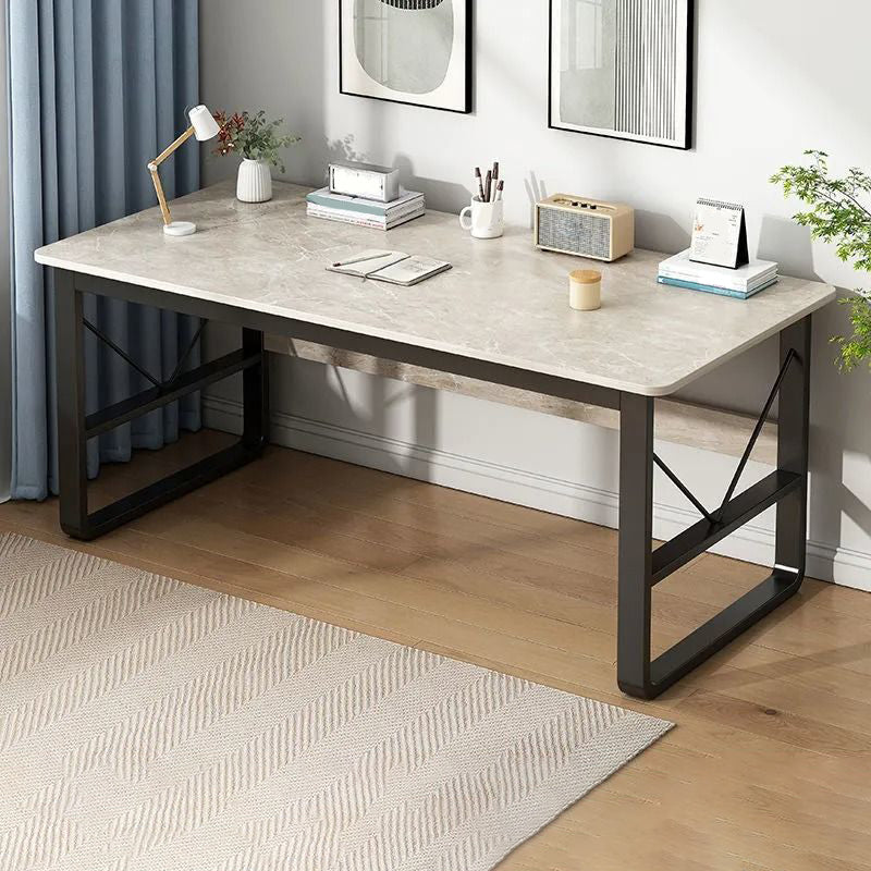 Bedroom Contemporary Writing Desk Rectangular Matte Finish Office Desk