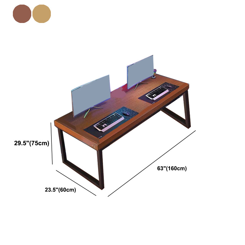 Bedroom Contemporary Writing Desk Rectangular Matte Finish Office Desk