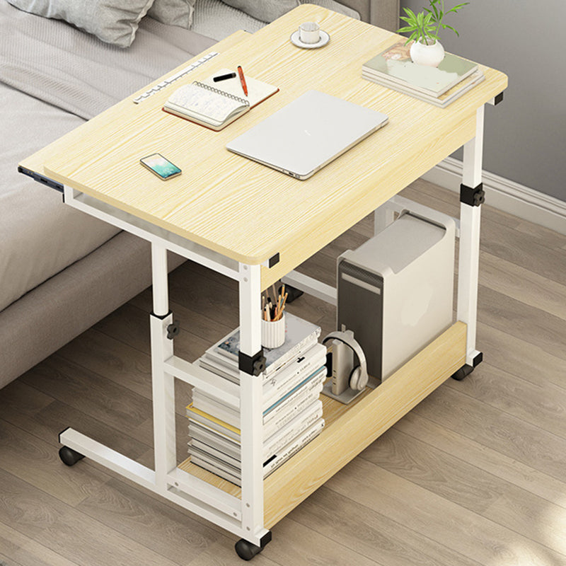 Contemporary Writing Desk Wooden Adjustable Standing Desk for Bedroom