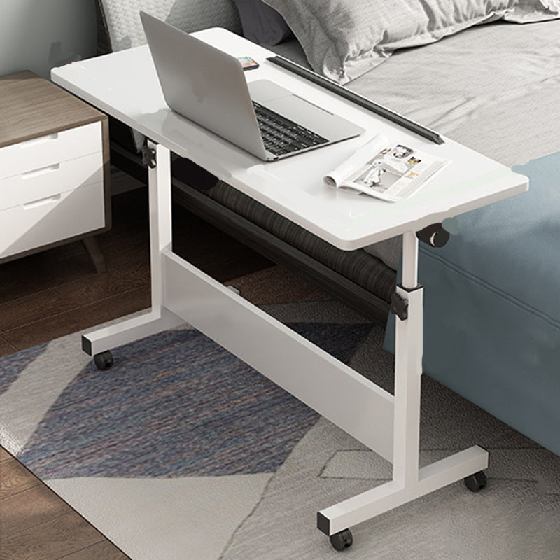 Modern Writing Desk Wooden Adjustable Standing Desk with Caster Wheel