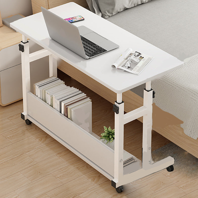 Modern Writing Desk Wooden Adjustable Standing Desk with Caster Wheel