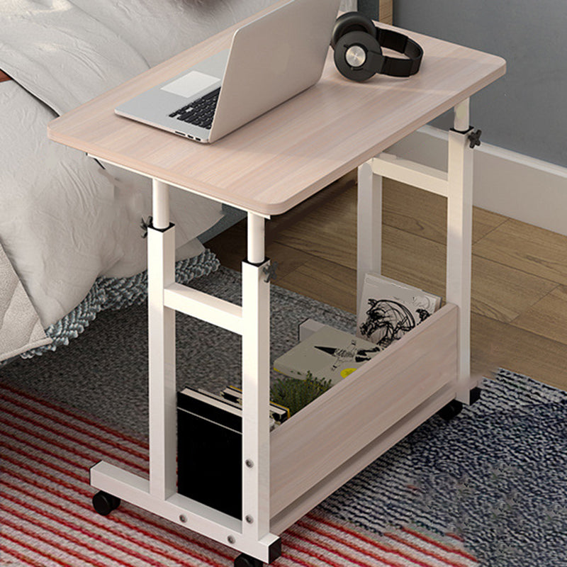 Modern Writing Desk Wooden Adjustable Standing Desk with Caster Wheel