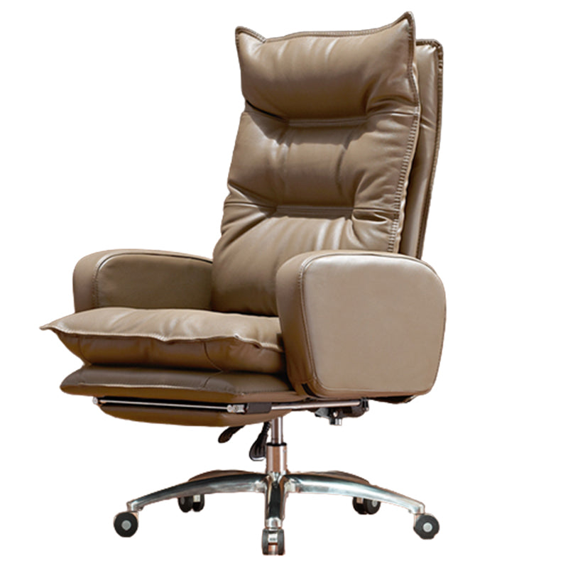 Modern Padded Arms Managers Chair  Adjustable Seat Height Chair