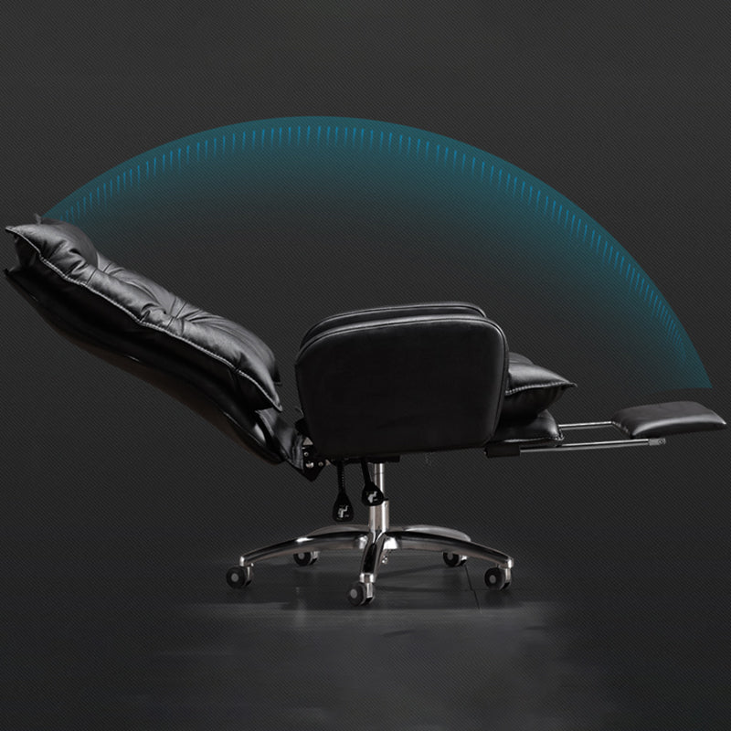 Modern Padded Arms Managers Chair  Adjustable Seat Height Chair