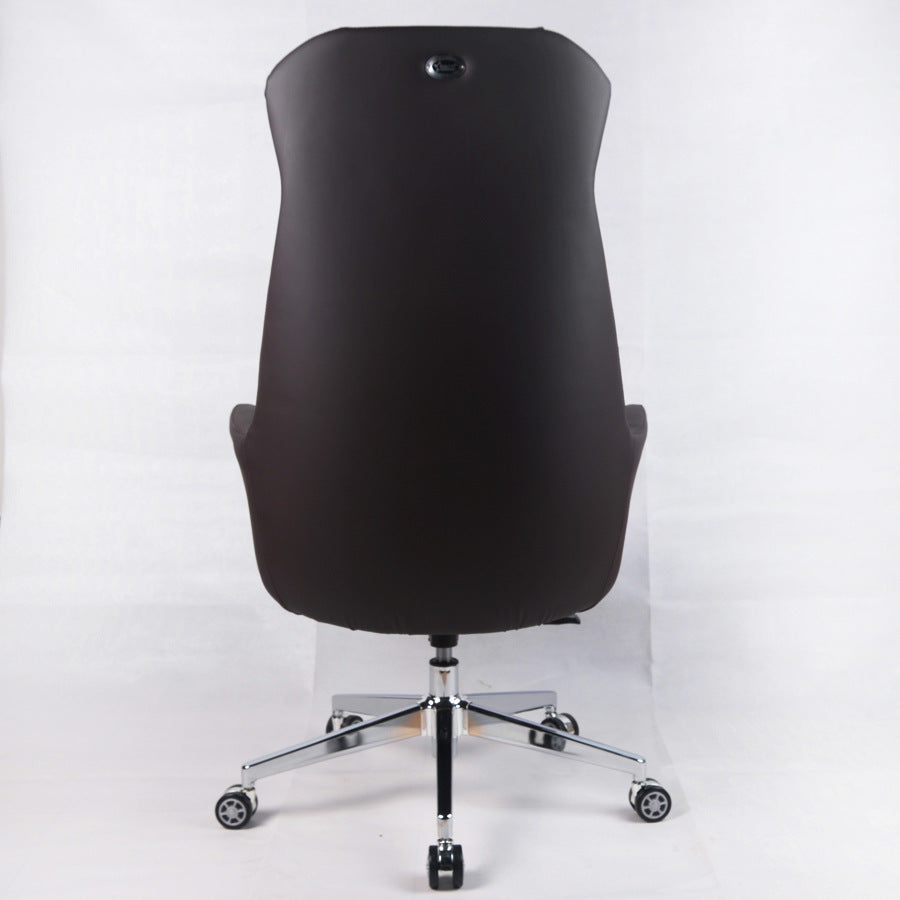 Modern Padded Arms Managers Chair Leather Adjustable Seat Height Chair