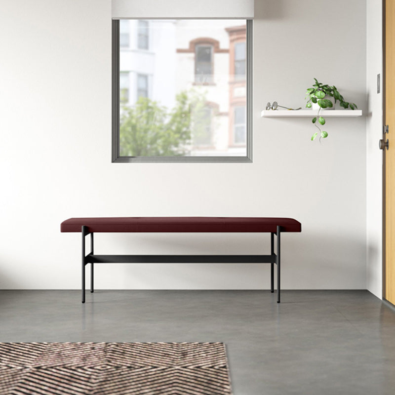 13.78" Wide Modern Bench Upholstered Entryway Bench with Cushioned