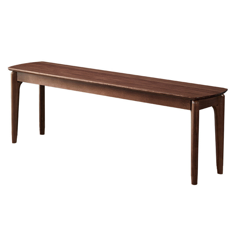 11.8" Wide Modern Seating Bench Solid Wood Ottoman Bench with Legs