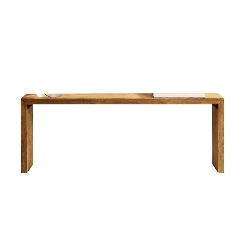 11.8" Wide Contemporary Seating Bench Solid Wood Bench with Legs