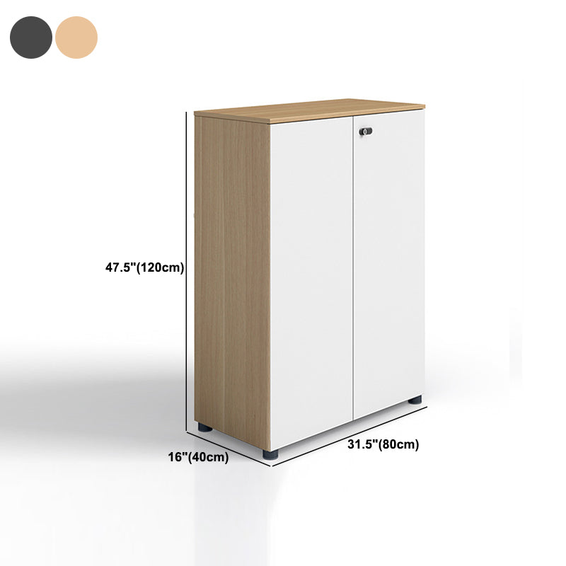 Modern Style Lateral Filing Cabinet Wood Filing Cabinet with Password Lock