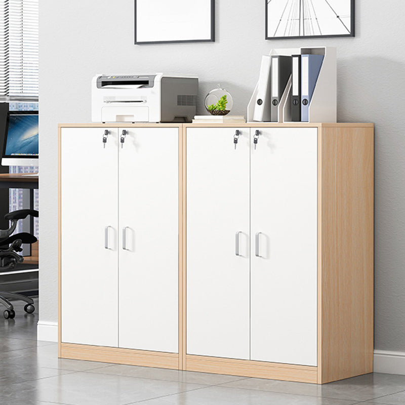 Modern Vertical File Cabinet Wood Filing Cabinet with Locking Drawers