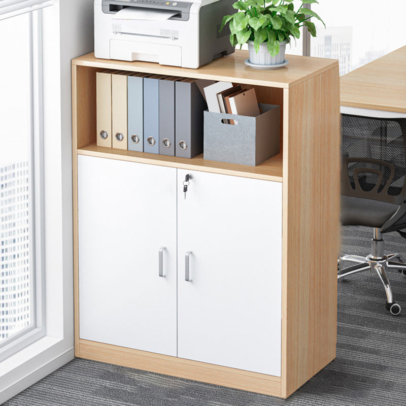 Modern Vertical File Cabinet Wood Filing Cabinet with Locking Drawers