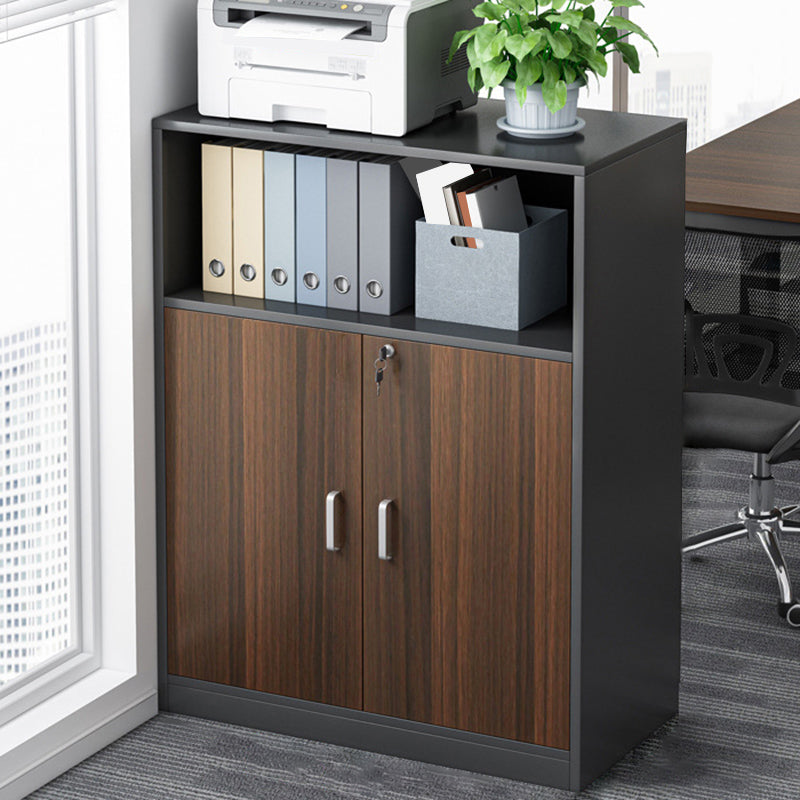 Modern Vertical File Cabinet Wood Filing Cabinet with Locking Drawers