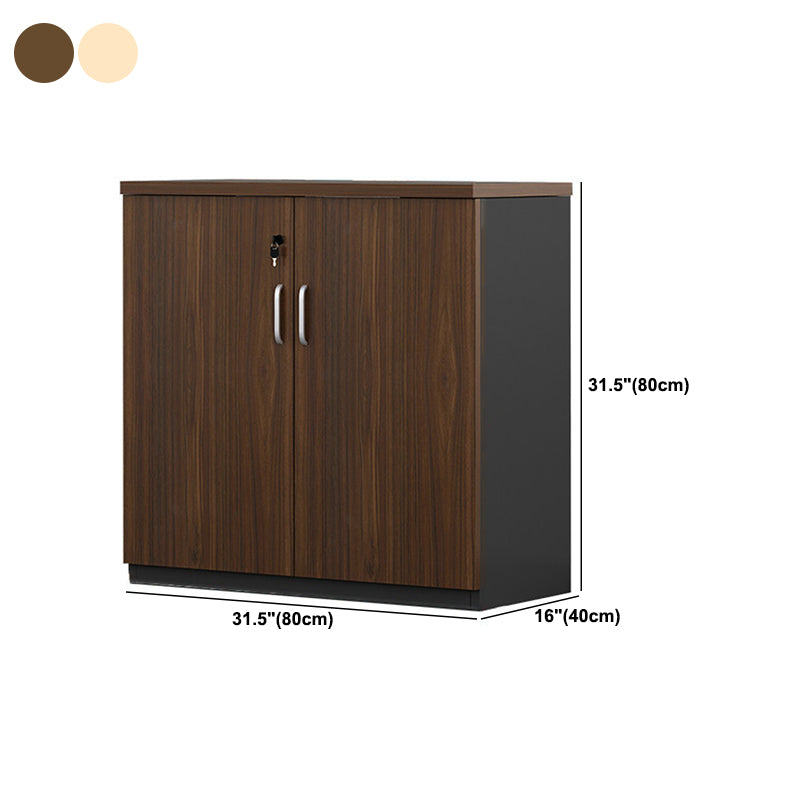 Lateral File Cabinet Wood Locking File Cabinet with Storage Shelves