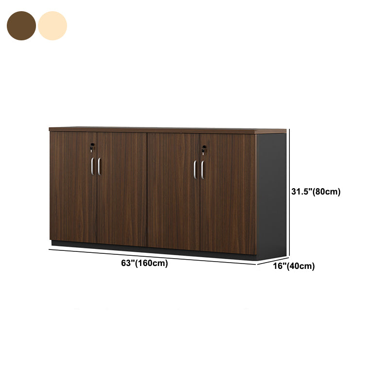 Lateral File Cabinet Wood Locking File Cabinet with Storage Shelves