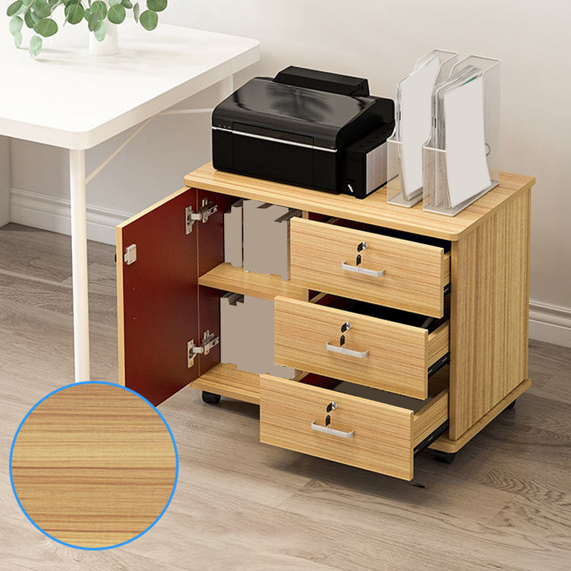 Contemporary Style Lateral Filing Cabinet Metal Filing Cabinet with Lock and Storage