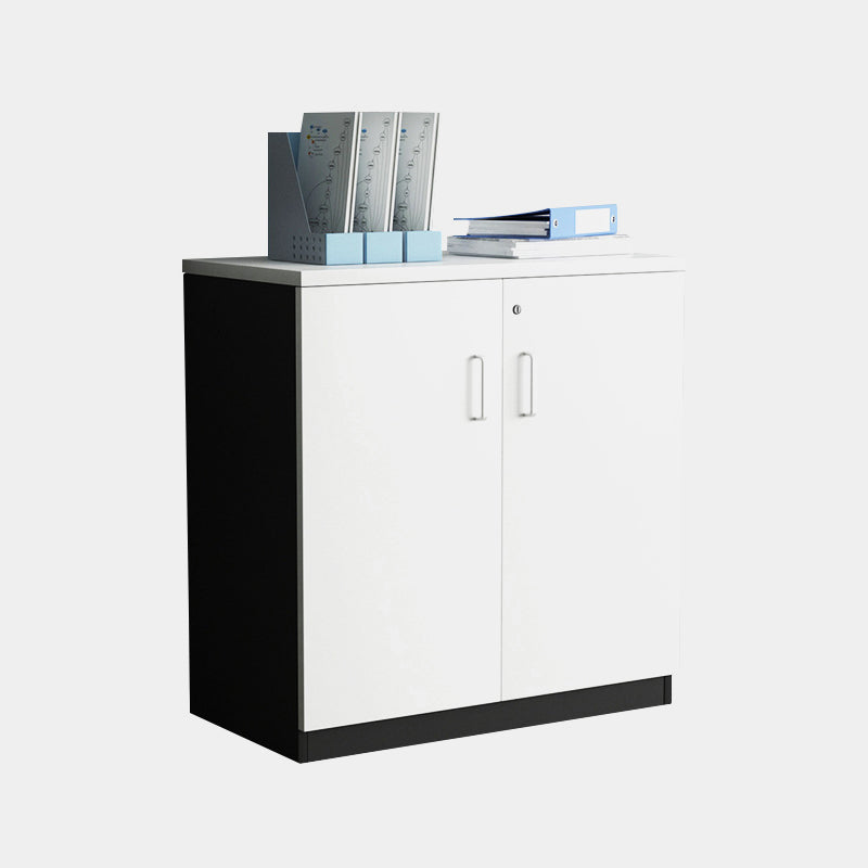 Modern Style Lateral Filing Cabinet Wood File Cabinet with Lock and Storage