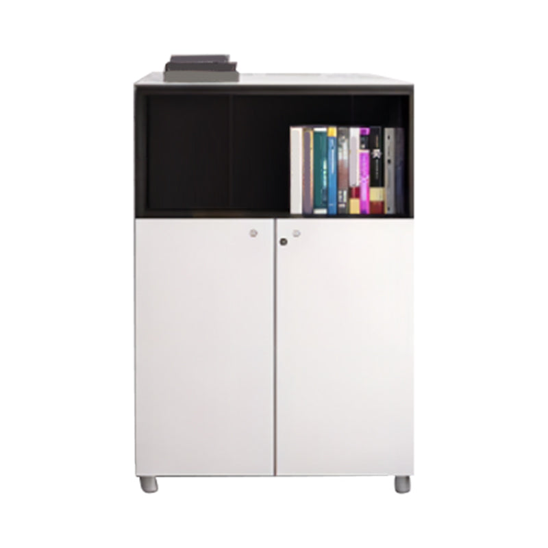 Contemporary File Cabinets Solid Wood Frame Key Lock Vertical File Cabinet Office