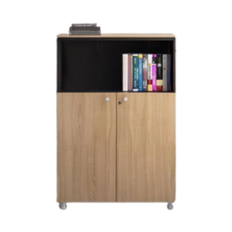 Contemporary File Cabinets Solid Wood Frame Key Lock Vertical File Cabinet Office