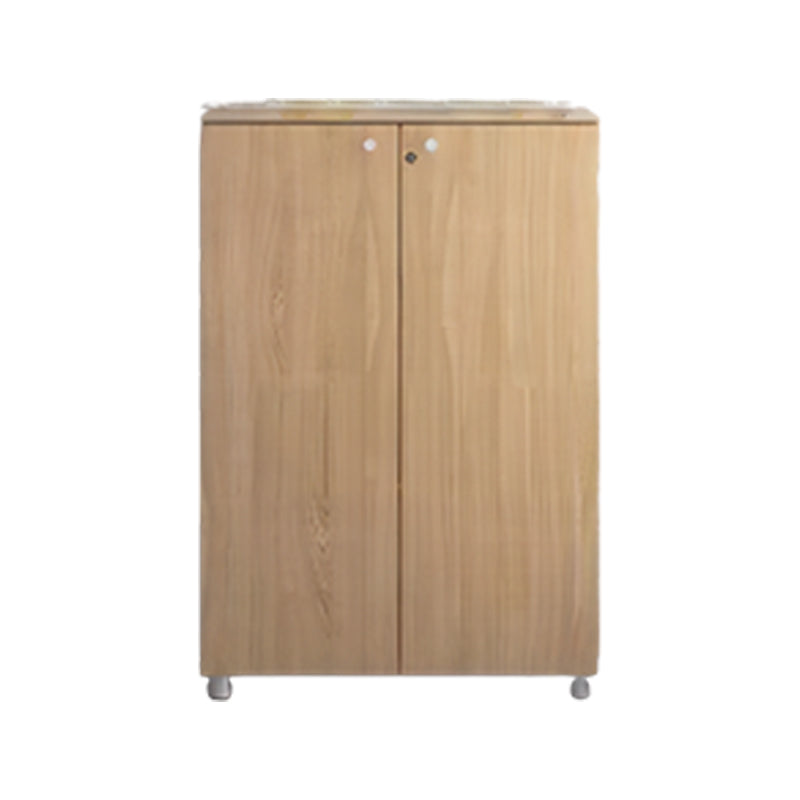 Contemporary File Cabinets Solid Wood Frame Key Lock Vertical File Cabinet Office