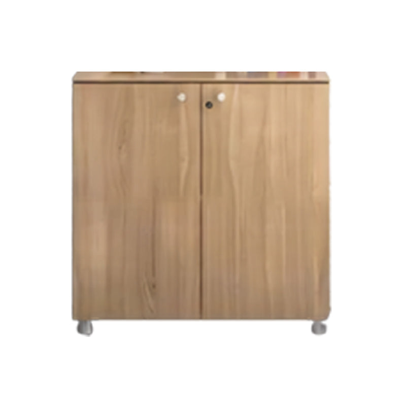 Contemporary File Cabinets Solid Wood Frame Key Lock Vertical File Cabinet Office