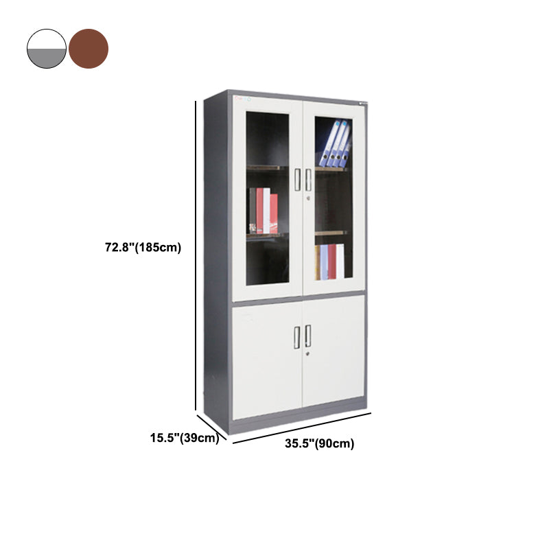 Modern Style Vertical File Cabinet Metal Fire-Resistant Filing Cabinet