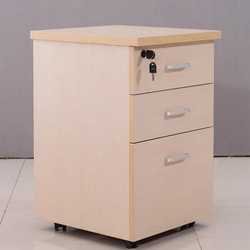 Contemporary Vertical Filing Cabinet Wood Filing Cabinet on Wheels