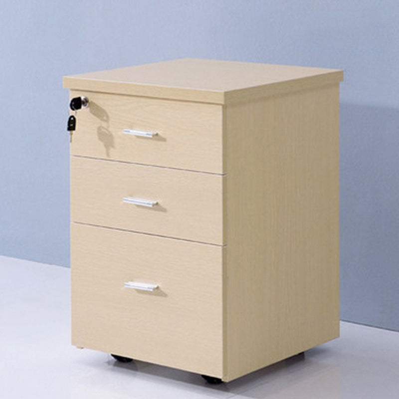 Contemporary Vertical Filing Cabinet Wood Filing Cabinet on Wheels