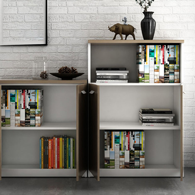 Contemporary File Cabinets Solid Wood Frame Vertical File Cabinet with Key Lock