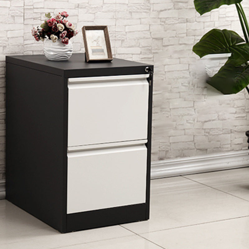 Fireproof File Cabinet Vertical Metal Contemporary File Cabinet with Locking Drawers