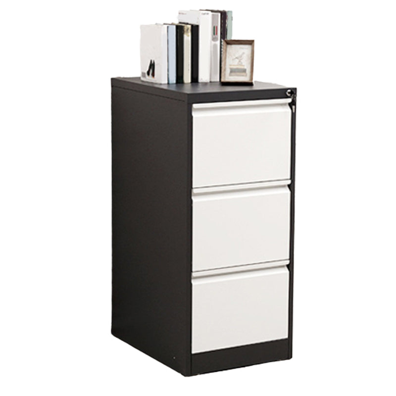 Fireproof File Cabinet Vertical Metal Contemporary File Cabinet with Locking Drawers