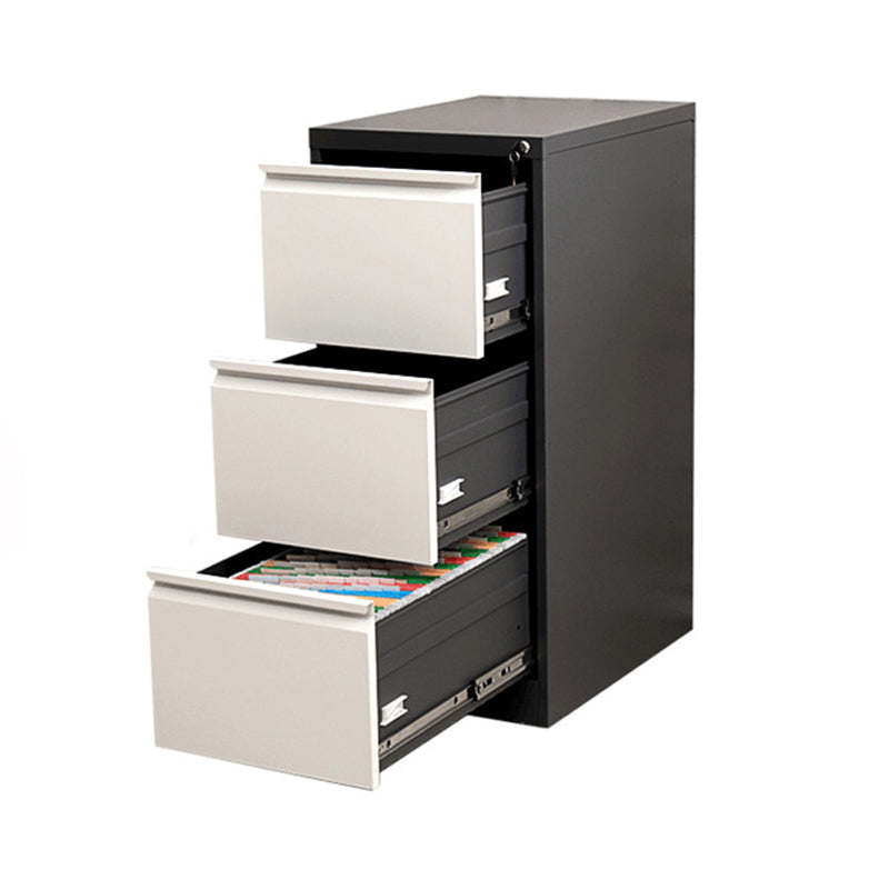 Fireproof File Cabinet Vertical Metal Contemporary File Cabinet with Locking Drawers