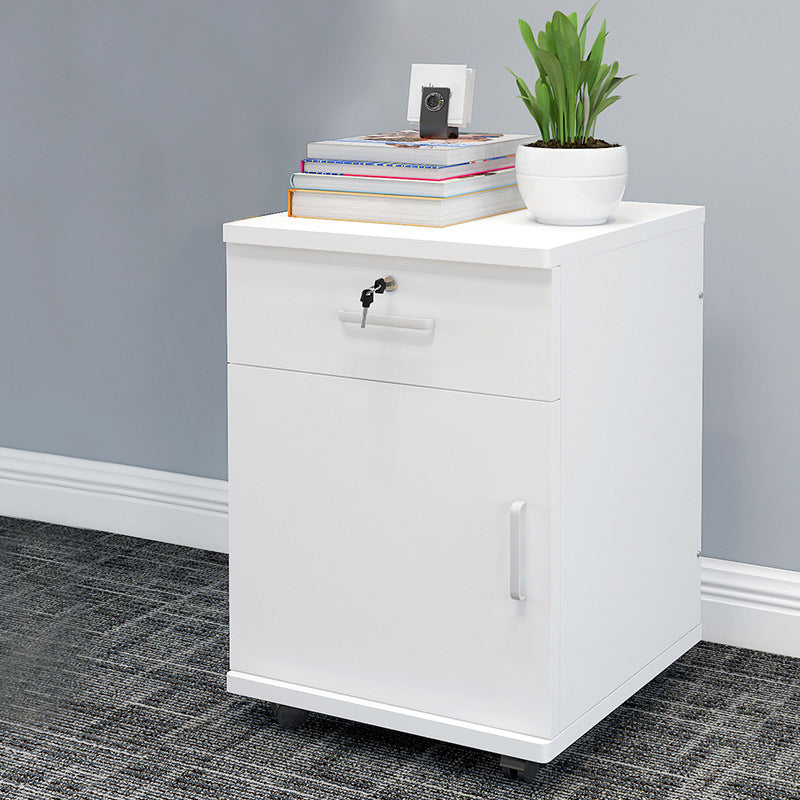 Modern Cabinet Wood with Locking Drawers and Storage Filing Cabinet