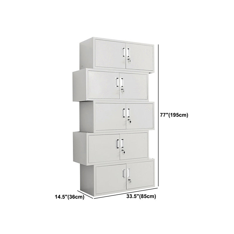 Creative Metal Filing Cabinet Solid Color File Cabinet with Locking Drawers