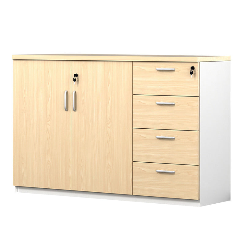 Modern Cabinet Wood with Locking Drawers and Storage Lateral File Cabinet