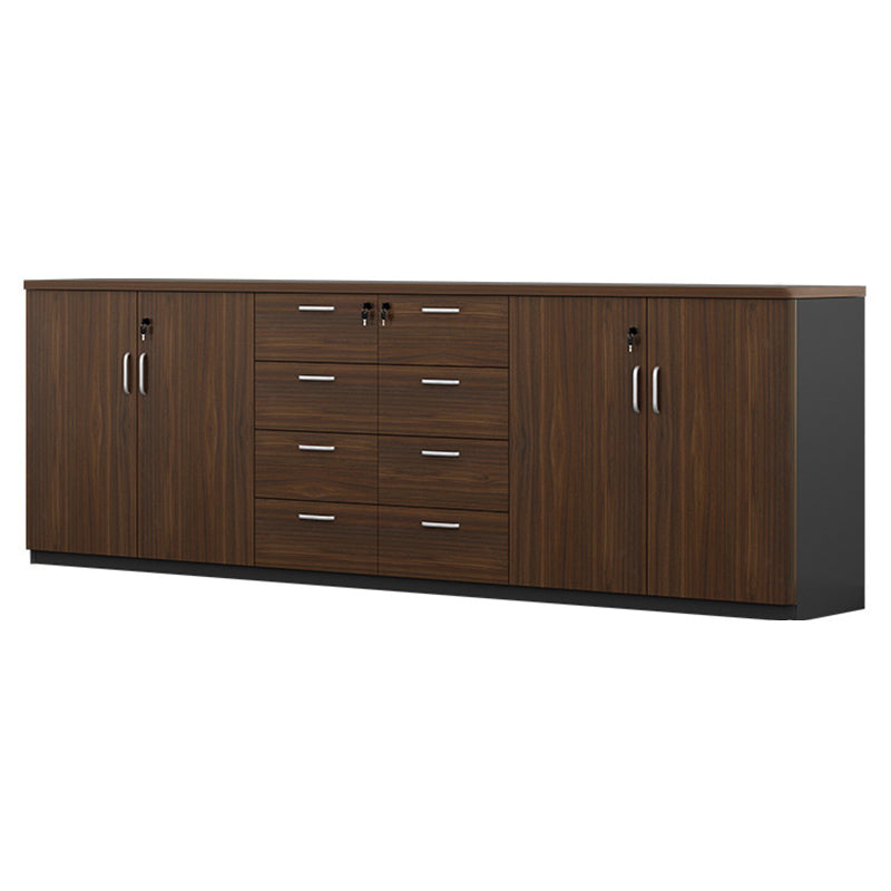 Modern Cabinet Wood with Locking Drawers and Storage Lateral File Cabinet