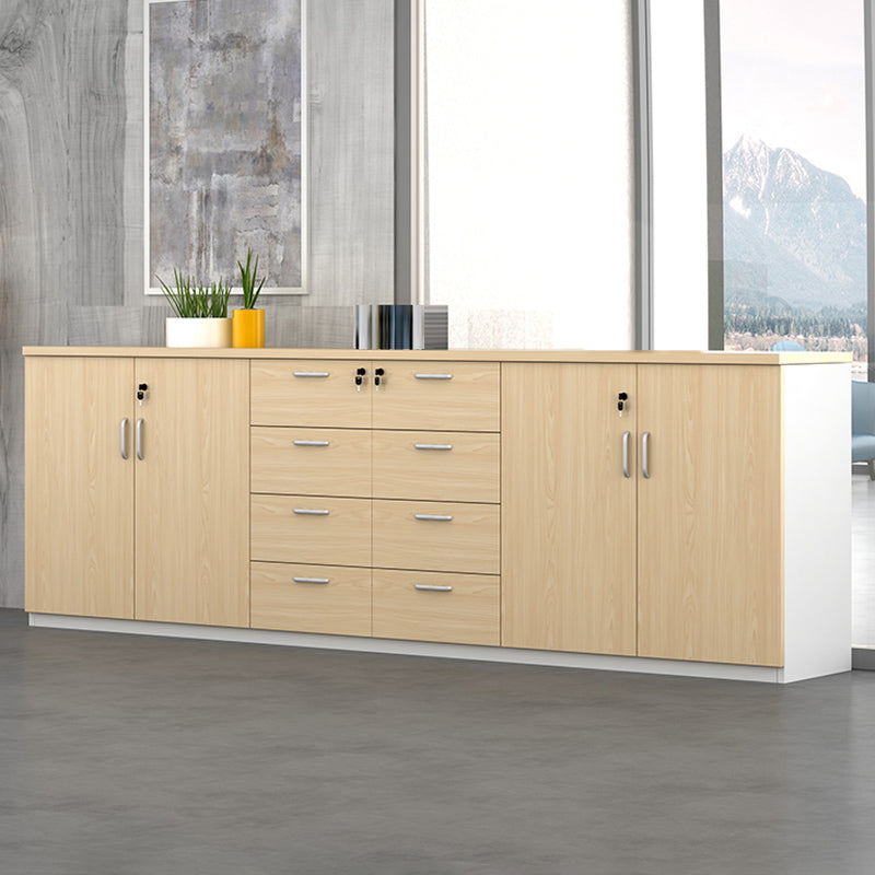 Modern Cabinet Wood with Locking Drawers and Storage Lateral File Cabinet