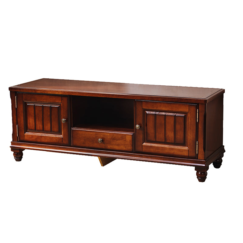 Wooden TV Cabinet Traditional Style Home Living Room TV Stand Console with Drawers