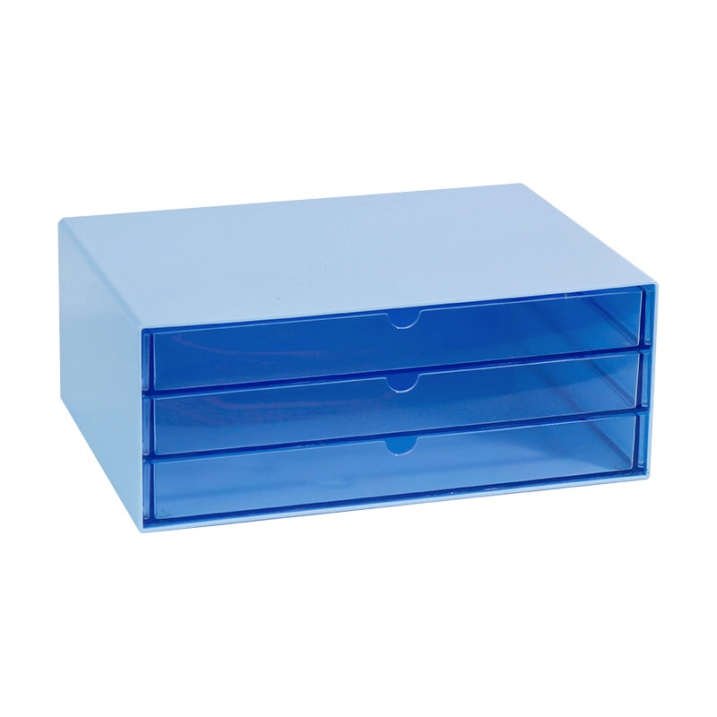 Modern Cabinet Acrylic with 3 Drawers File Cabinet for Home or Office