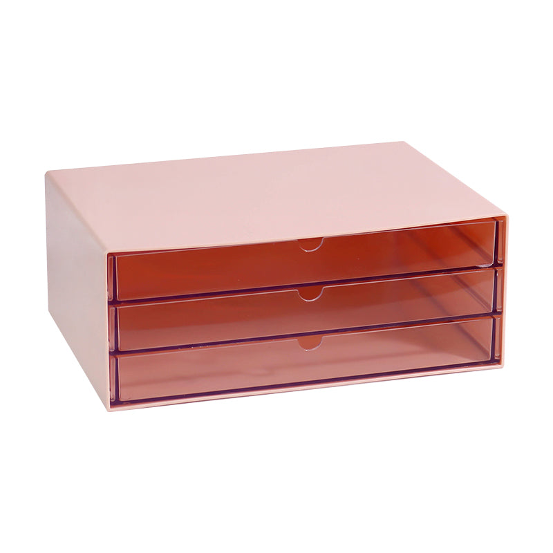 Modern Cabinet Acrylic with 3 Drawers File Cabinet for Home or Office