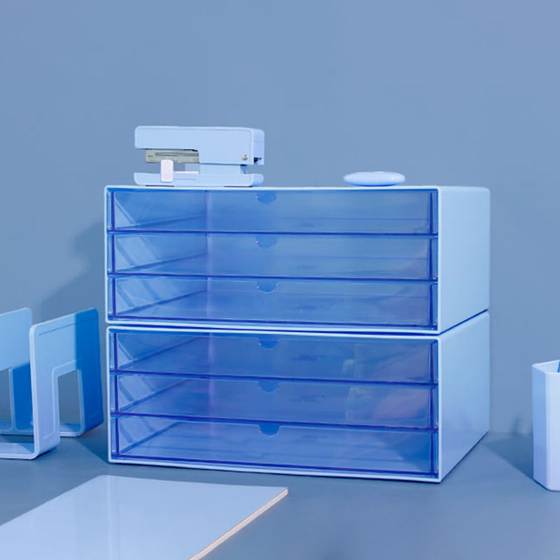 Modern Cabinet Acrylic with 3 Drawers File Cabinet for Home or Office