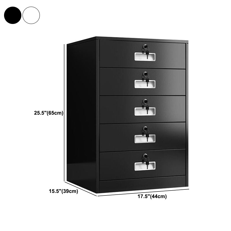 Fireproof File Cabinet Metal Locking Drawers Plain Vertical File Cabinet