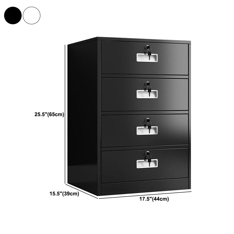 Fireproof File Cabinet Metal Locking Drawers Plain Vertical File Cabinet