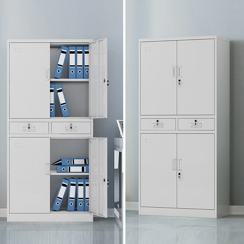 Modern Vertical Cabinet Metal Filing Cabinet with Lock and Storage