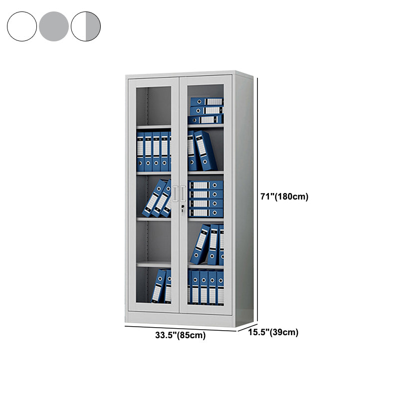 Modern Vertical Cabinet Metal Filing Cabinet with Lock and Storage