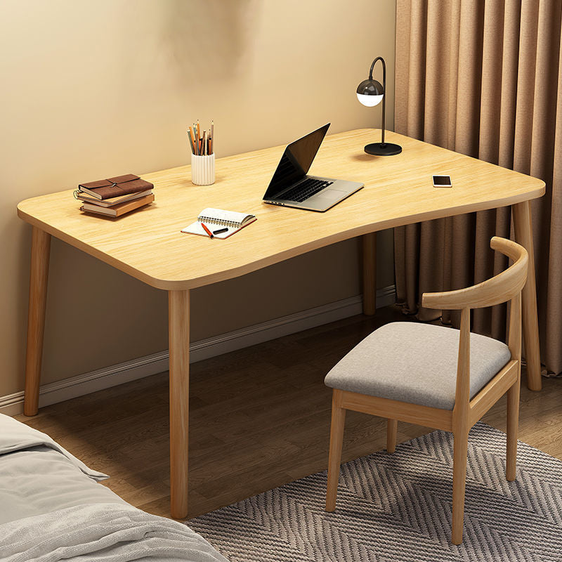 Contemporary Wooden Writing Desk Parsons Base Type Office Desk