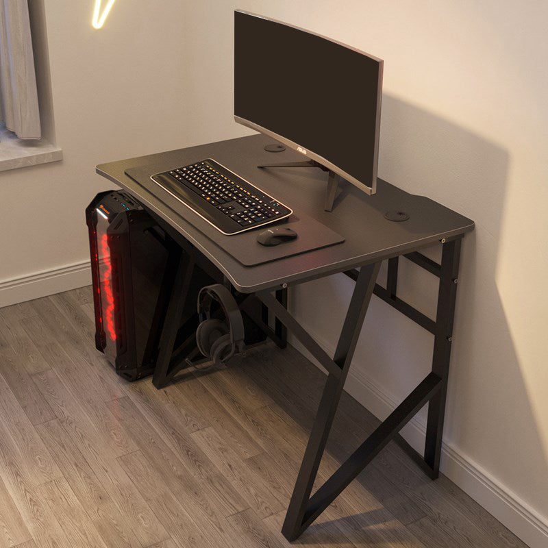 Industrial Stone Writing Desk Rectangular Gaming Desk for Home